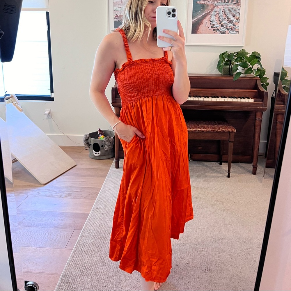 Orange Maxi Dress